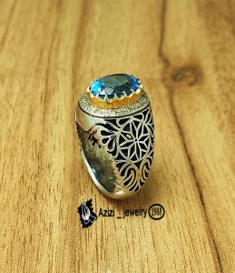 توپاز سویس/جواهری عزیزی/ انگشتر مردانه
