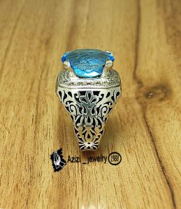توپاز سویس/جواهری عزیزی/ انگشتر مردانه